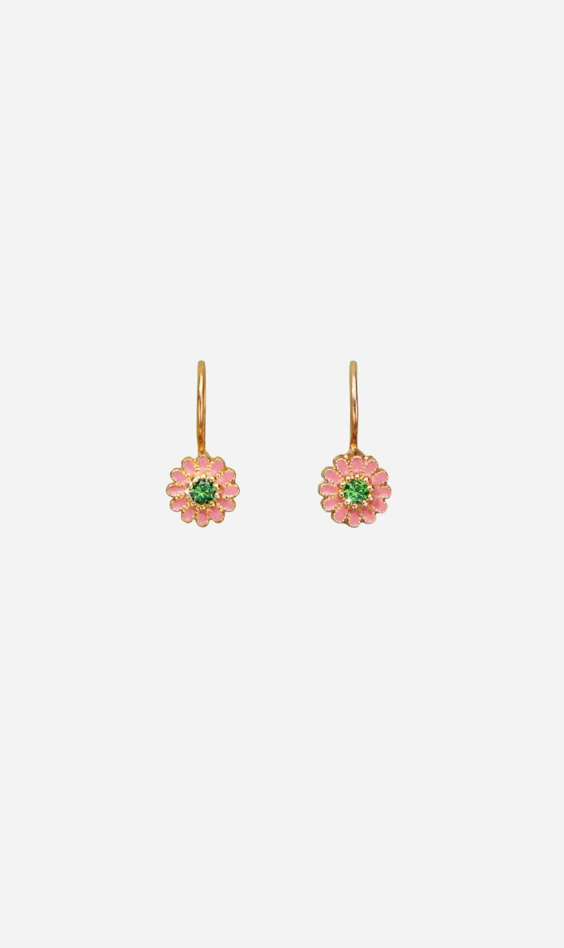 Tityaravy | Sai Enamel Earrings - Diopside