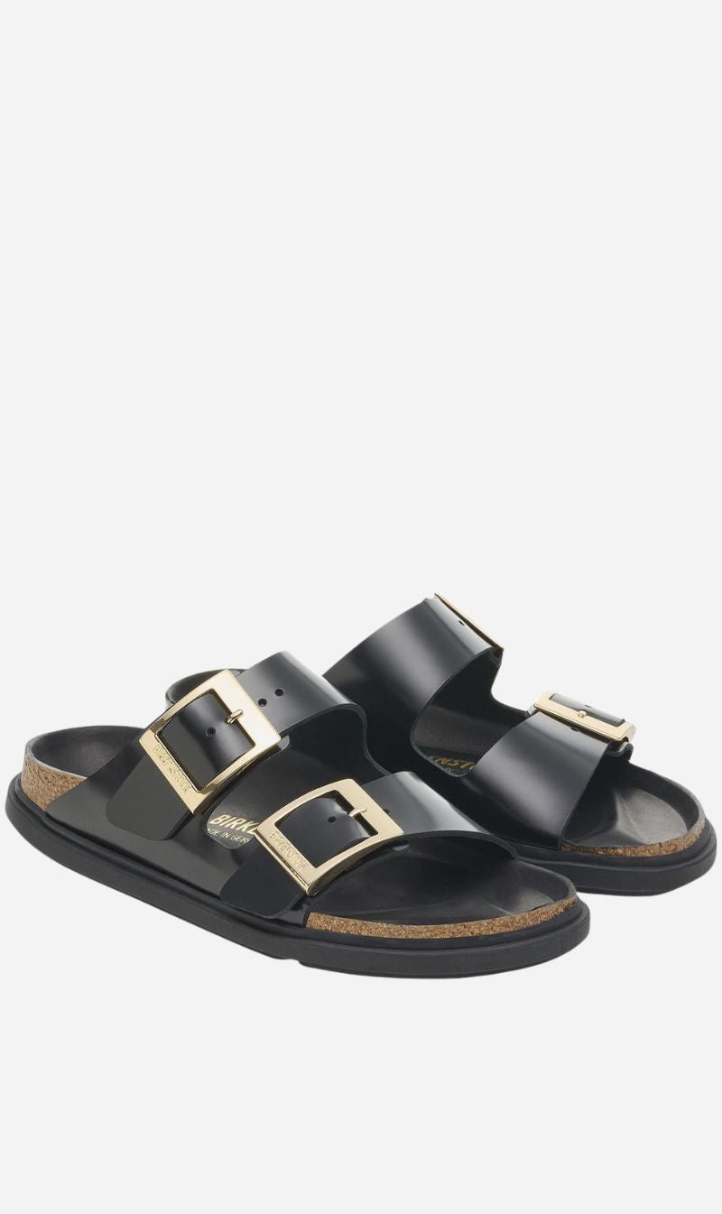 Birkenstock | Arizona Droplet Buckle High Shine Regular - Black