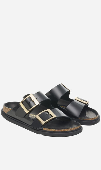 Birkenstock | Arizona Droplet Buckle High Shine Regular - Black