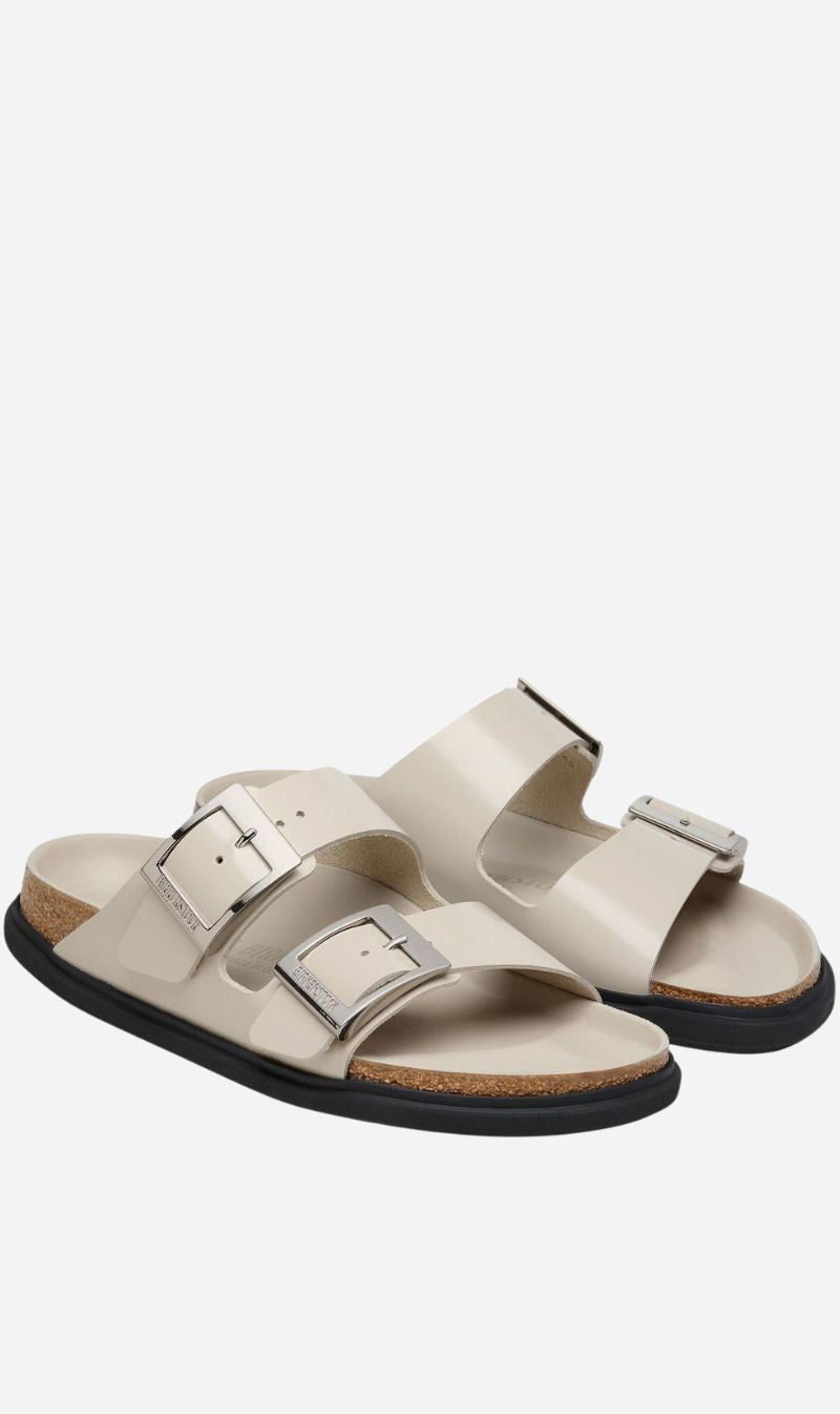 Birkenstock | Arizona Droplet Buckle High Shine Regular - Oyster