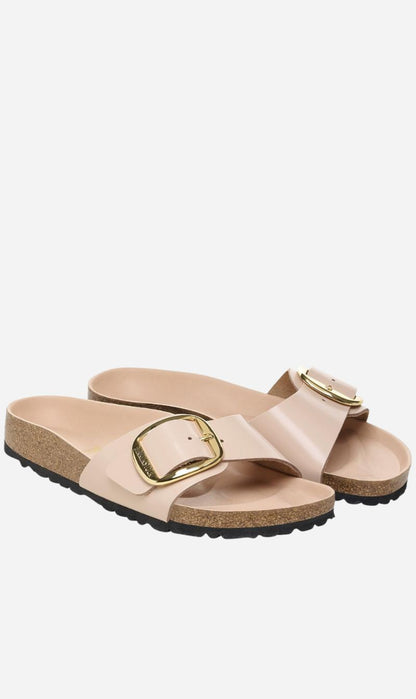 Birkenstock | Madrid Big Buckle High Shine Regular - New Beige