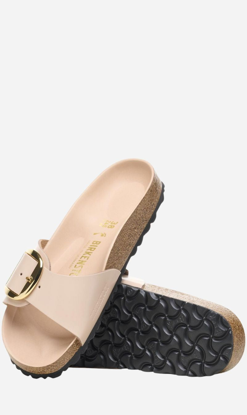 Birkenstock | Madrid Big Buckle High Shine Regular - New Beige