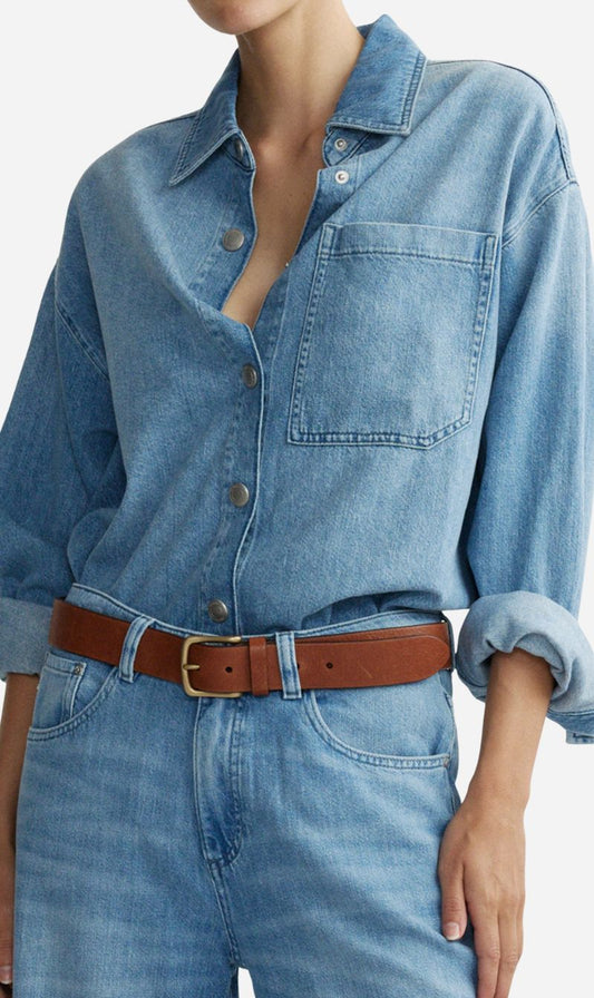 DL1961 | Addison Overshirt - Riverbank Aura