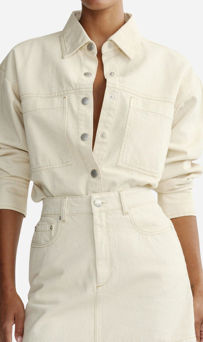 DL1961 | Addison Overshirt - Ecru