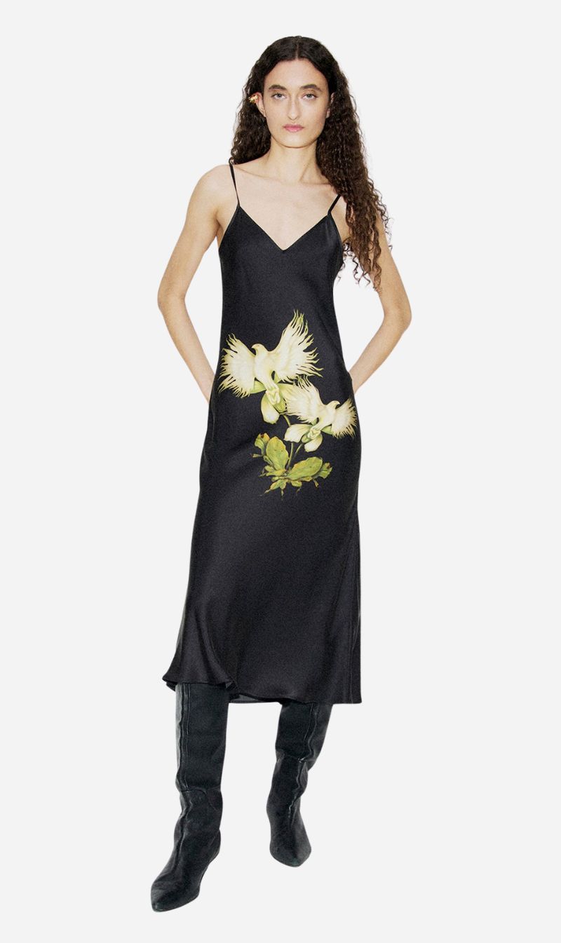 Silk Laundry | 90s Slip Dress - Egret