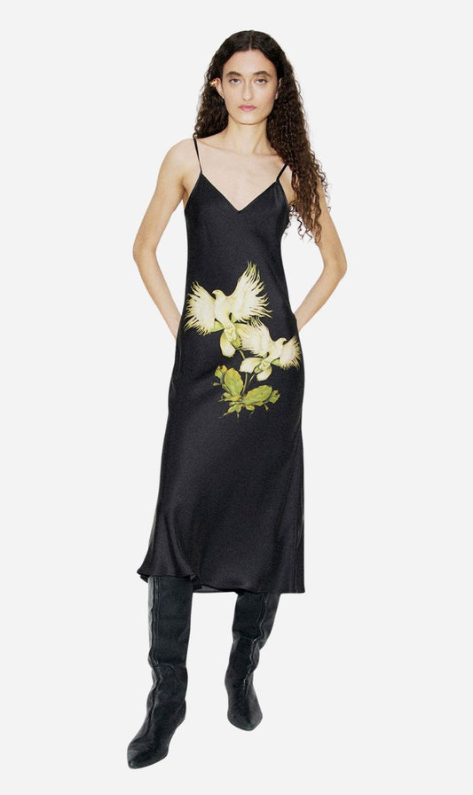 Silk Laundry | 90s Slip Dress - Egret
