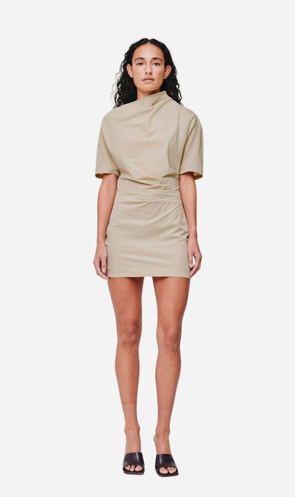 Wynn Hamlyn | Elodie Mini Dress - Sand