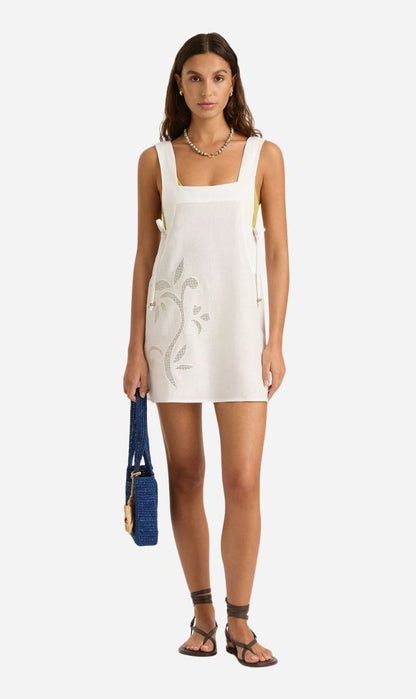 Soleil Soleil | Harper Mini Dress - Lotus Broderie