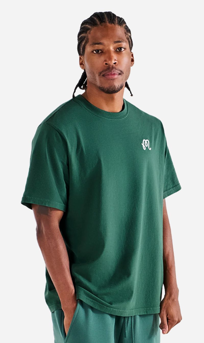 Malbon | Bermuda Brumal Bucket Tee - Hunter Green