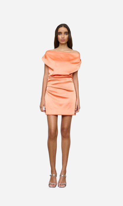 One Of Others | Rhode Mini Dress - Tangerine