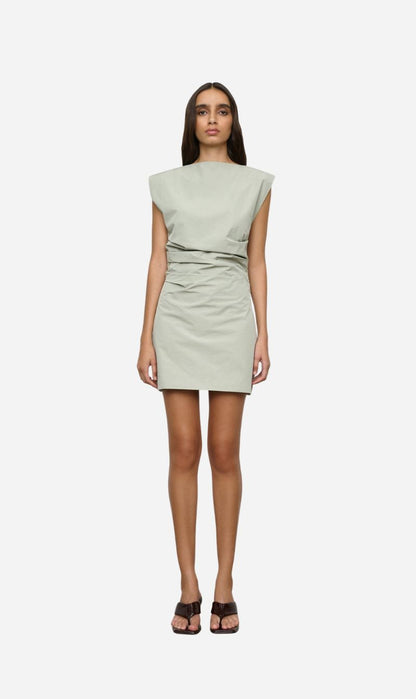 One Of Others | Palvin Mini Dress - Sage
