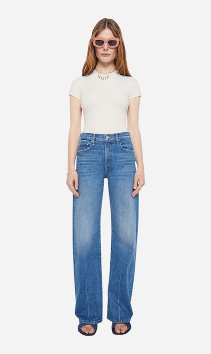 Mother Denim | The Mid Rise Lasso Sneak - Get 2 Birds Stoned