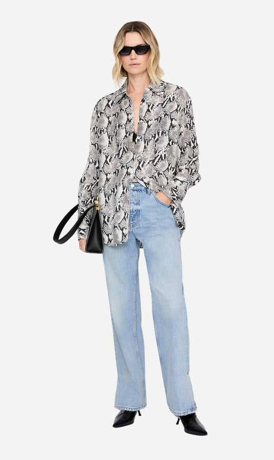 Anine Bing | Bridget Shirt - Python