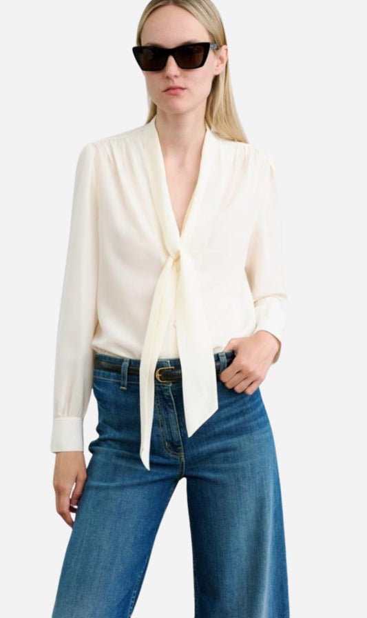Nili Lotan | Colt Blouse - Ivory
