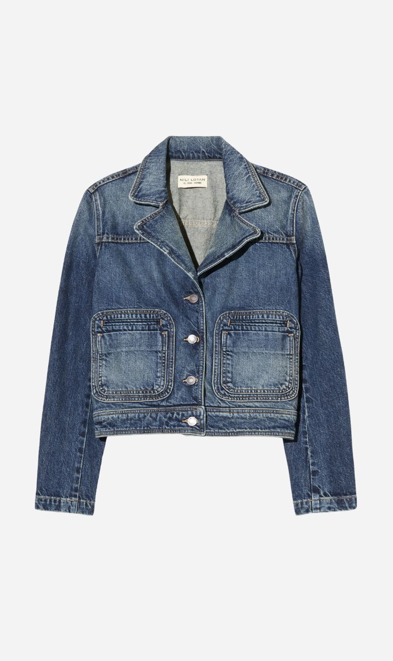 Nili Lotan | Georgy Denim Jacket - Simon Wash
