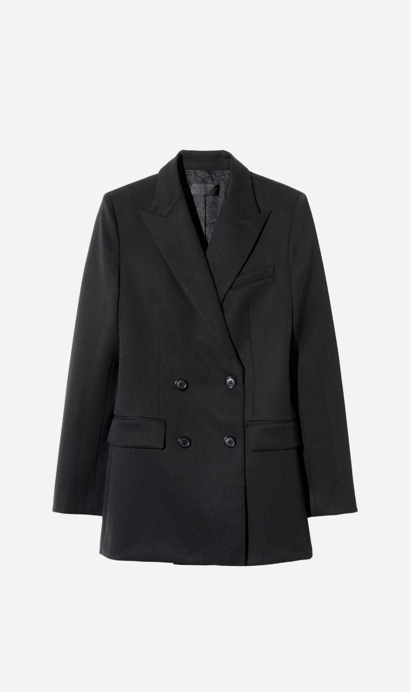 Nili Lotan | Weston Double Breasted Blazer - Black