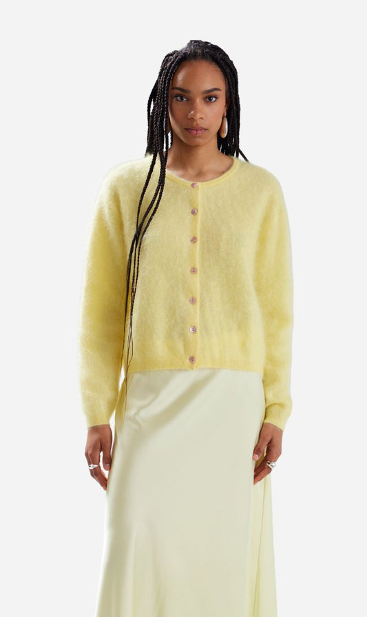 Crush | Brushed Chelsea Cardigan - Pina Colada