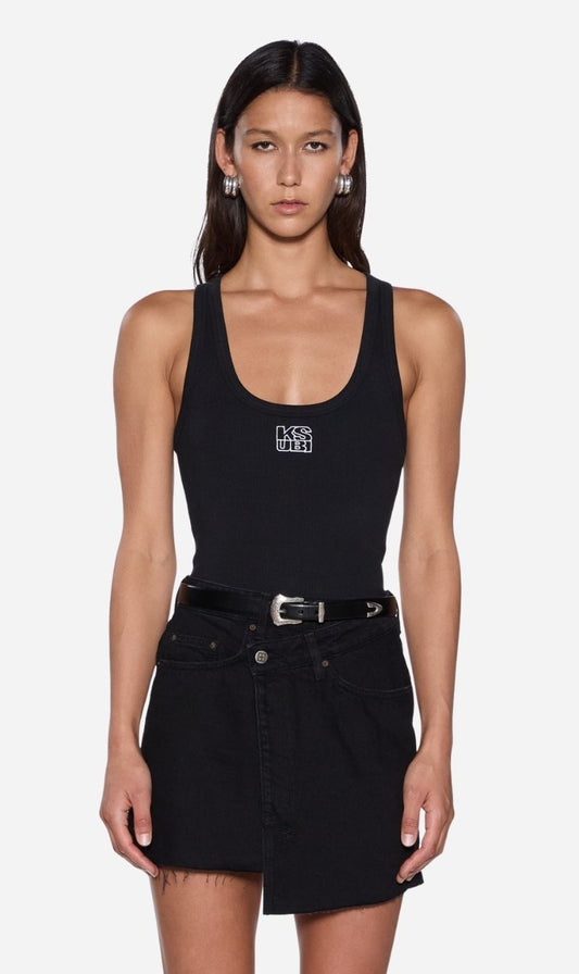 Ksubi | Stacked Origin Tank - Black
