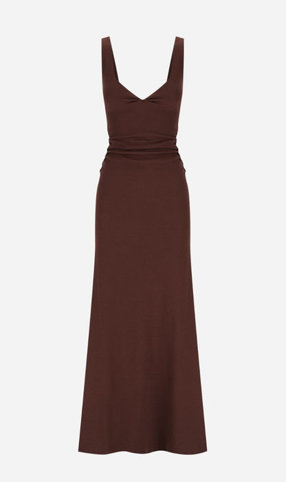 Dominique Healy | Jill Dress - Chocolate