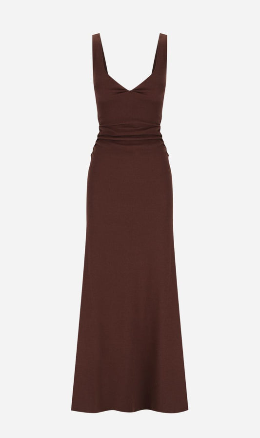 Dominique Healy | Jill Dress - Chocolate