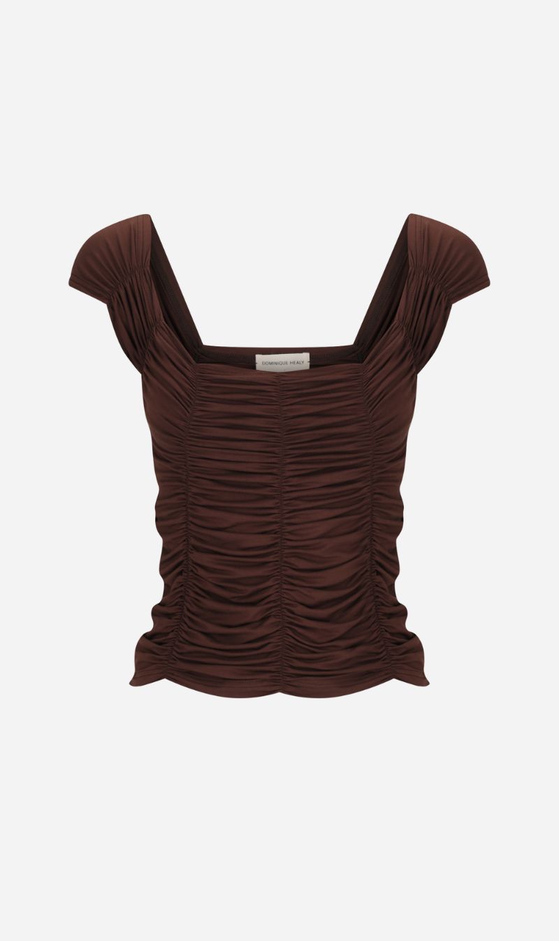 Dominique Healy | Jolene Tee - Espresso