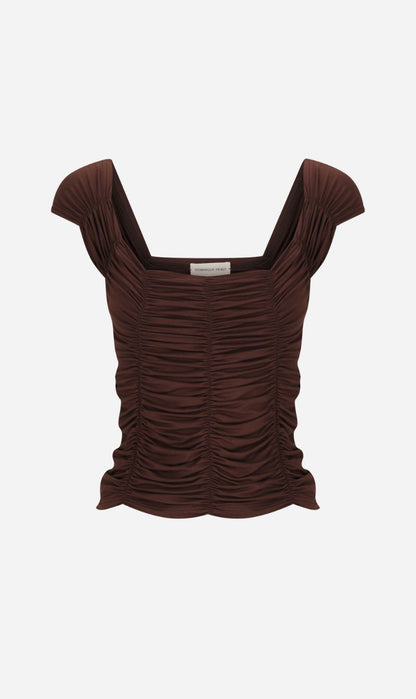 Dominique Healy | Jolene Tee - Espresso