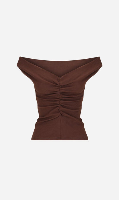 Dominique Healy | Niveah Tee - Chocolate