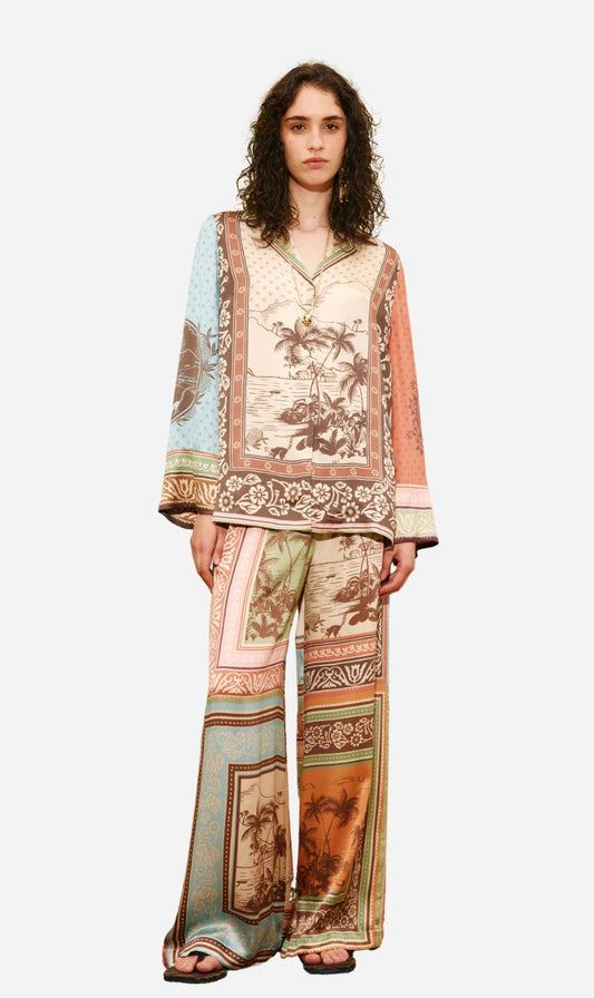 Alemais | Alberta Silk Shirt - Multi