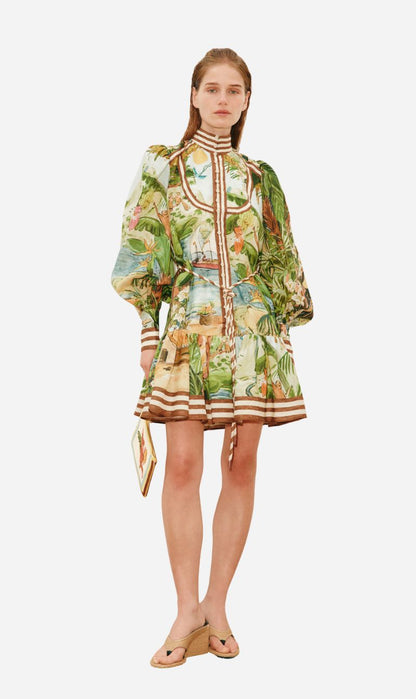 Alemais | Toucan Tango Mini Dress - Multi