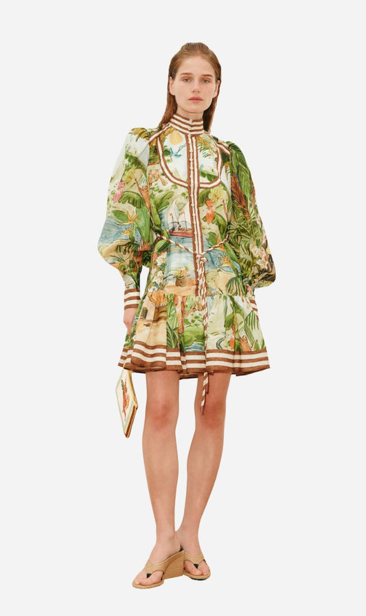 Alemais | Toucan Tango Mini Dress - Multi