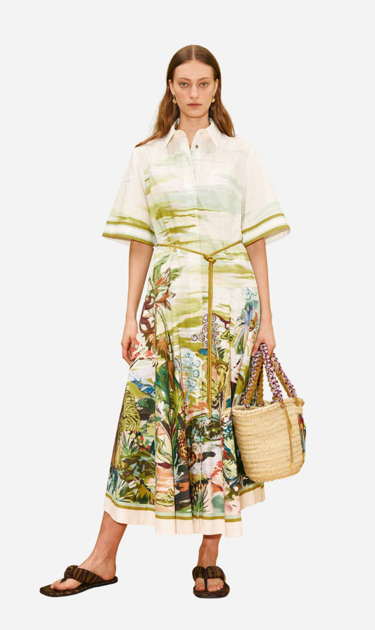 Alemais | Jungle Boogie Shirt Dress - Multi