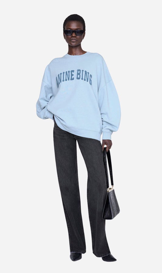 Anine Bing | Miles Sweatshirt Anine Bing - Pale Blue