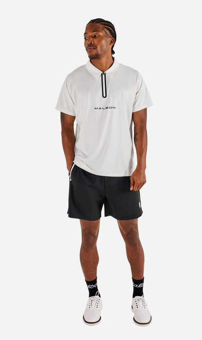 Malbon | Performance Raglan Polo - White