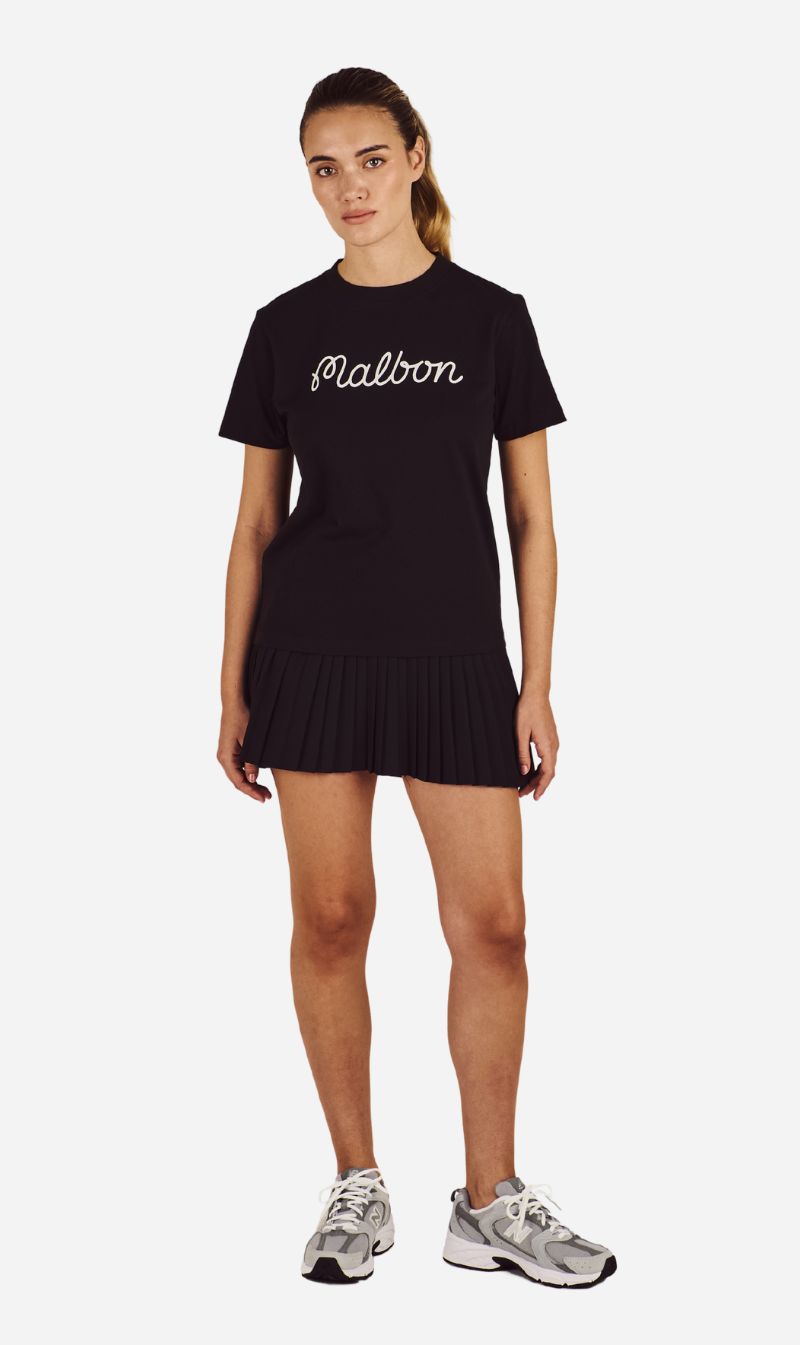 Malbon | Cosette Script Tee - Black