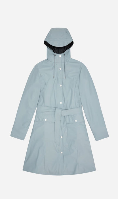 RAINS | Curve Long Jacket - Pool
