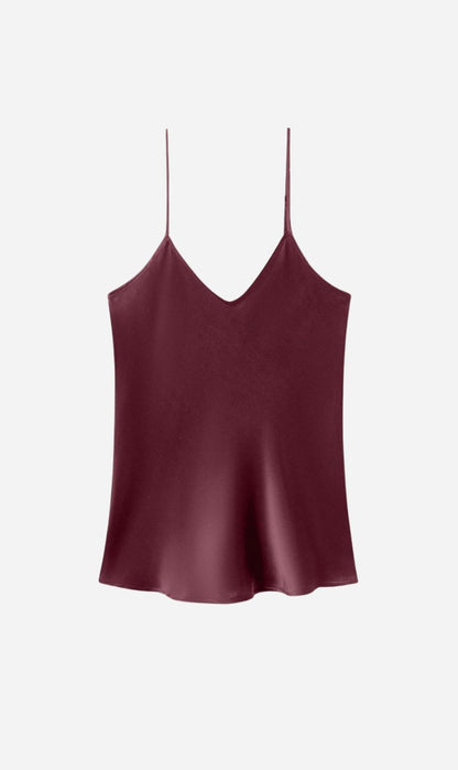 Silk Laundry | Bias Cut Cami - Deadleaf