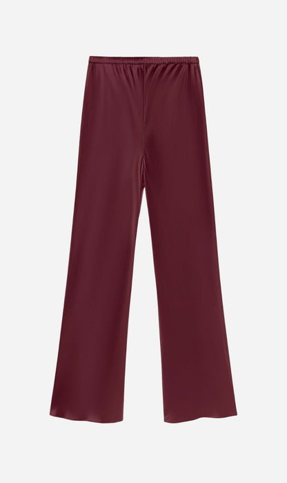 Silk Laundry | Bias Cut Pants - Deadleaf