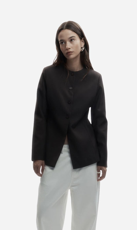 Rebe | Innes Blazer - Ganache