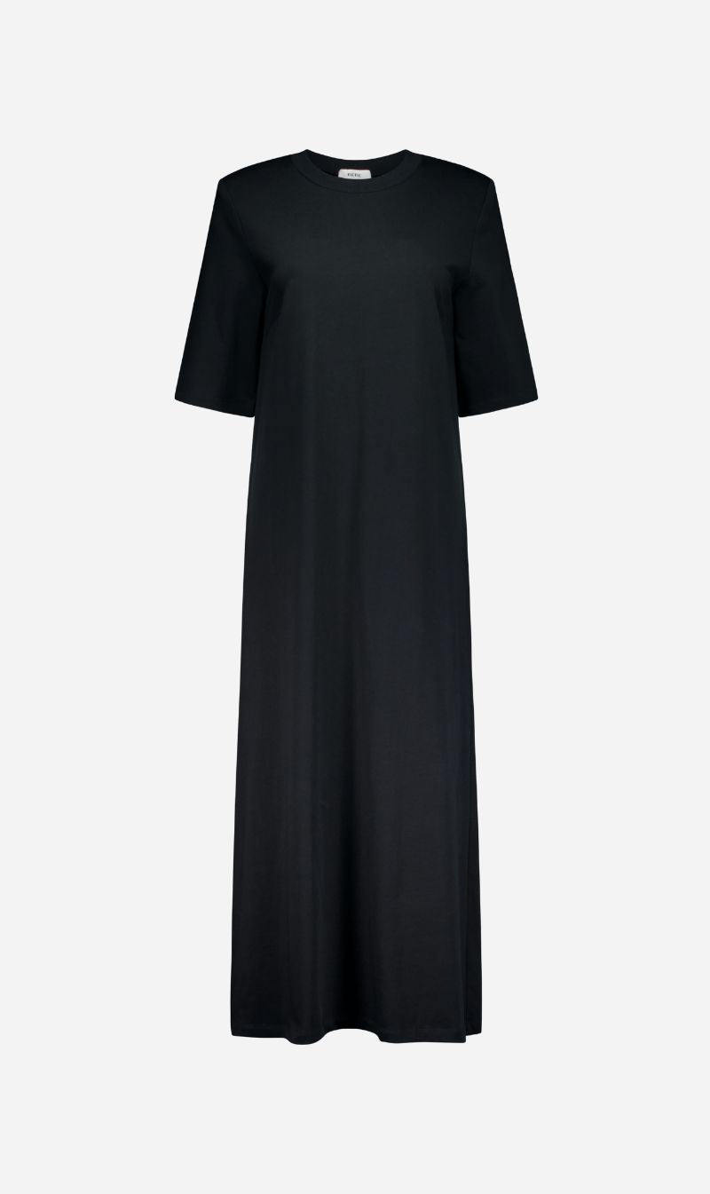 Rebe | Cotton T-Shirt Dress - Black
