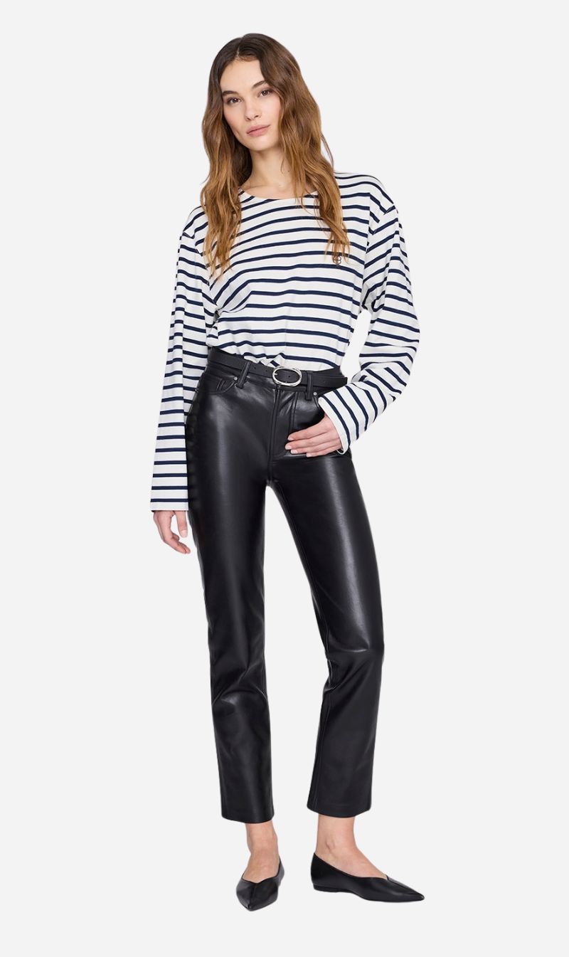 Anine Bing | Newton Tee Anine Bing - Navy Stripe