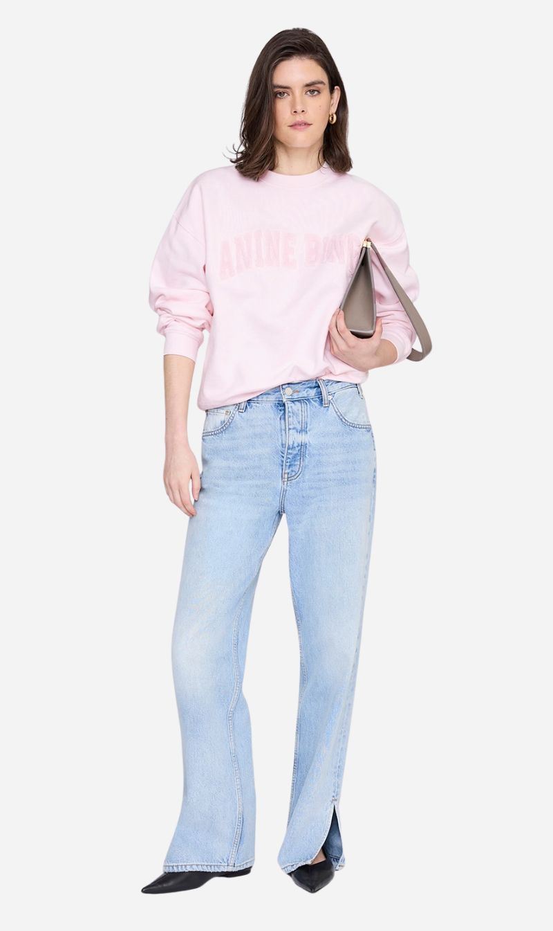 Anine Bing | Spencer Sweatshirt AB - Powder Pink
