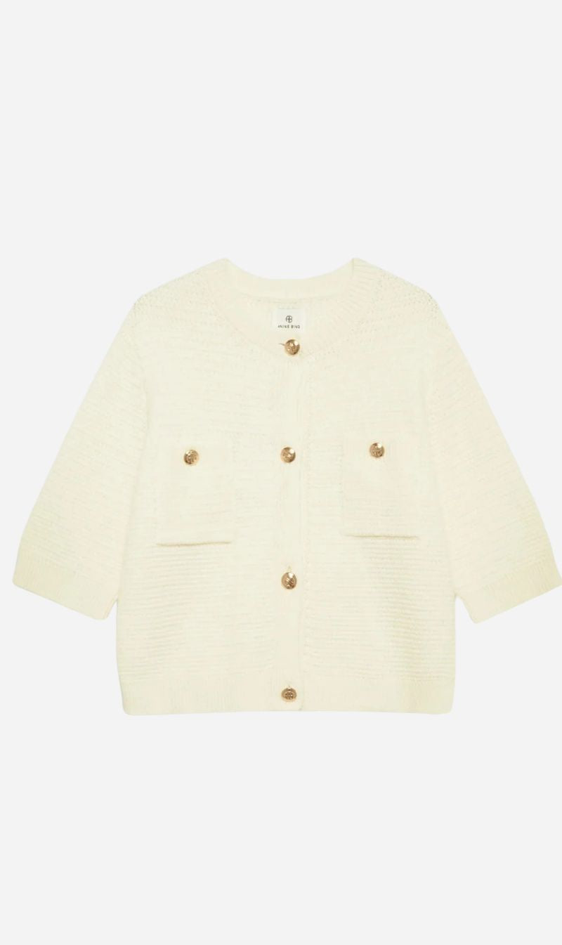 Anine Bing | Christa Cardigan - Ivory