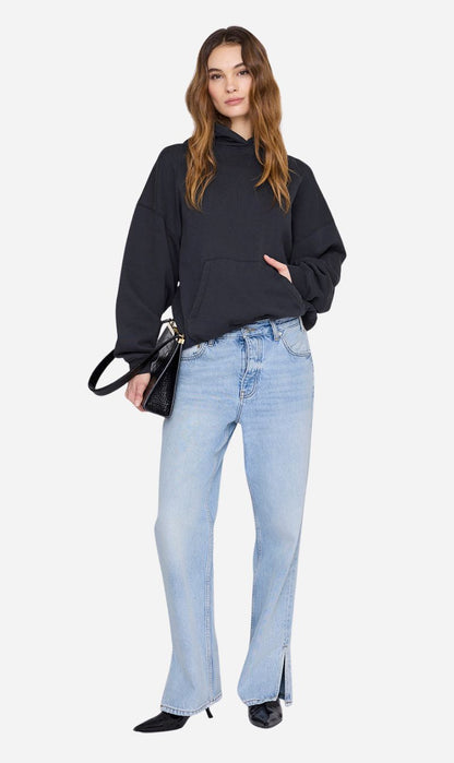 Anine Bing | Harvey Sweatshirt Stencil - Vintage Black