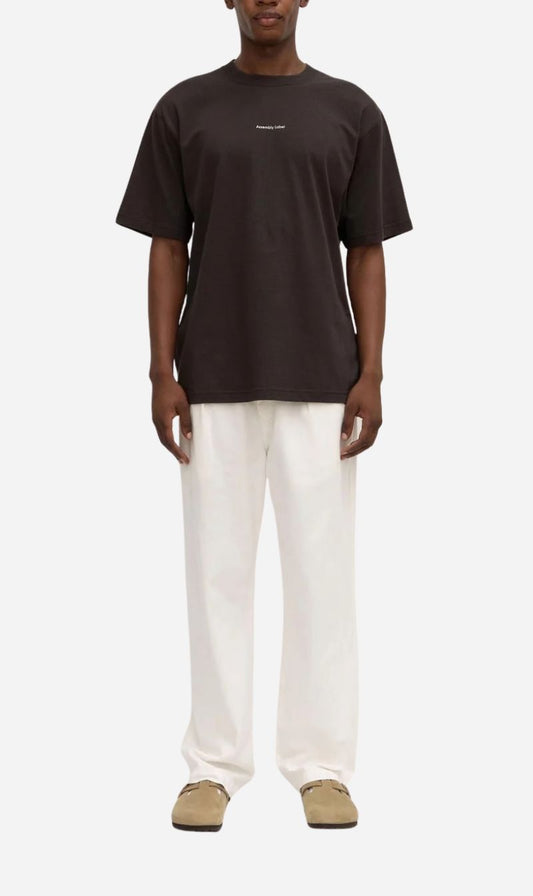 Assembly Label | Mens Atelier Logo Tee - Washed Black