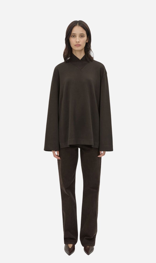 Camilla & Marc | Bessette Long Sleeve Top - Espresso