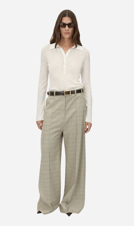 Camilla & Marc | Cassa Check Pant - Taupe Check