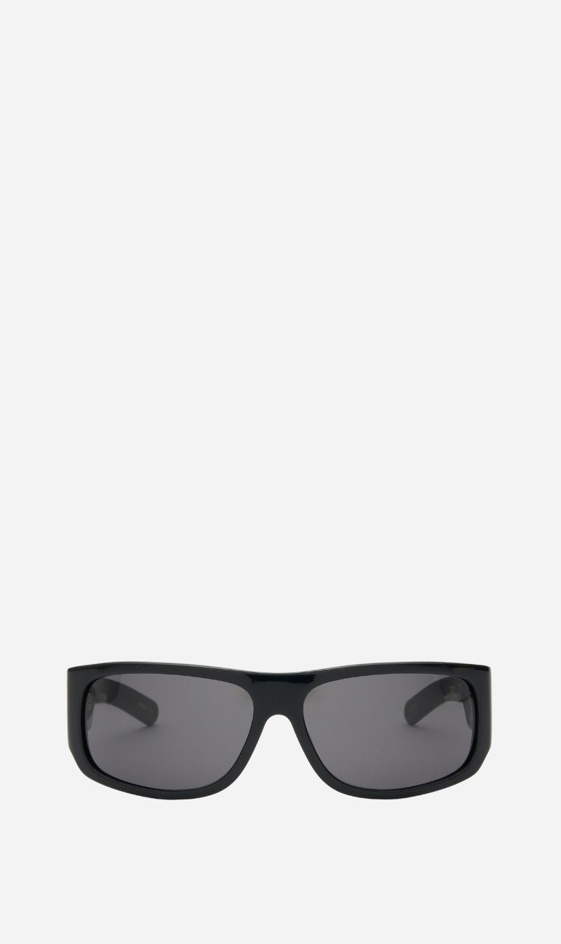Flatlist | April - Solid Black / Black Lens