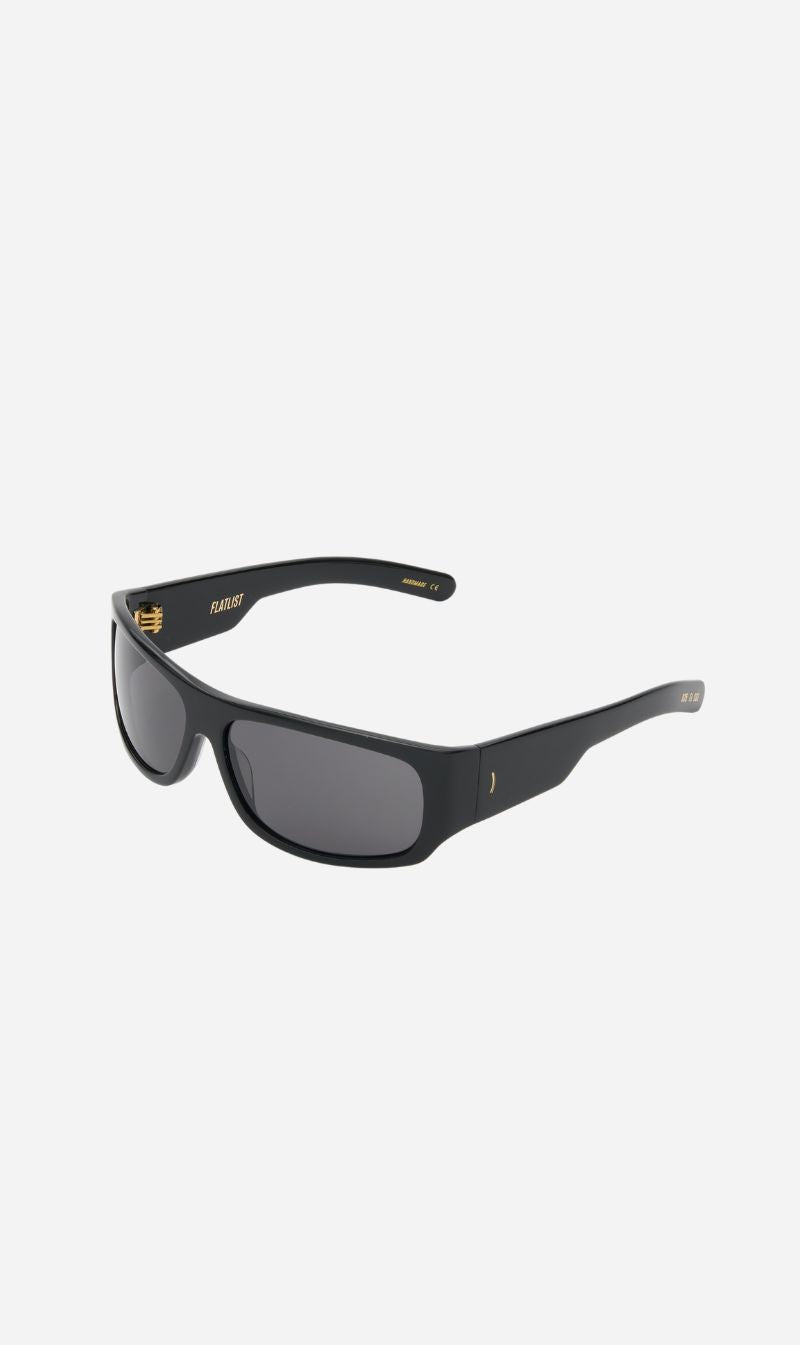 Flatlist | April - Solid Black / Black Lens