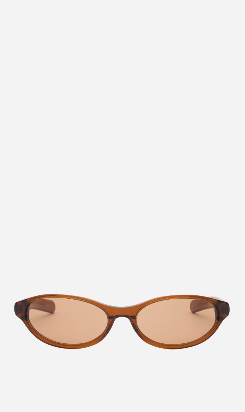 Flatlist | Olympia - Crystal Brown / Brown Lens
