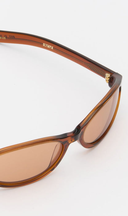 Flatlist | Olympia - Crystal Brown / Brown Lens